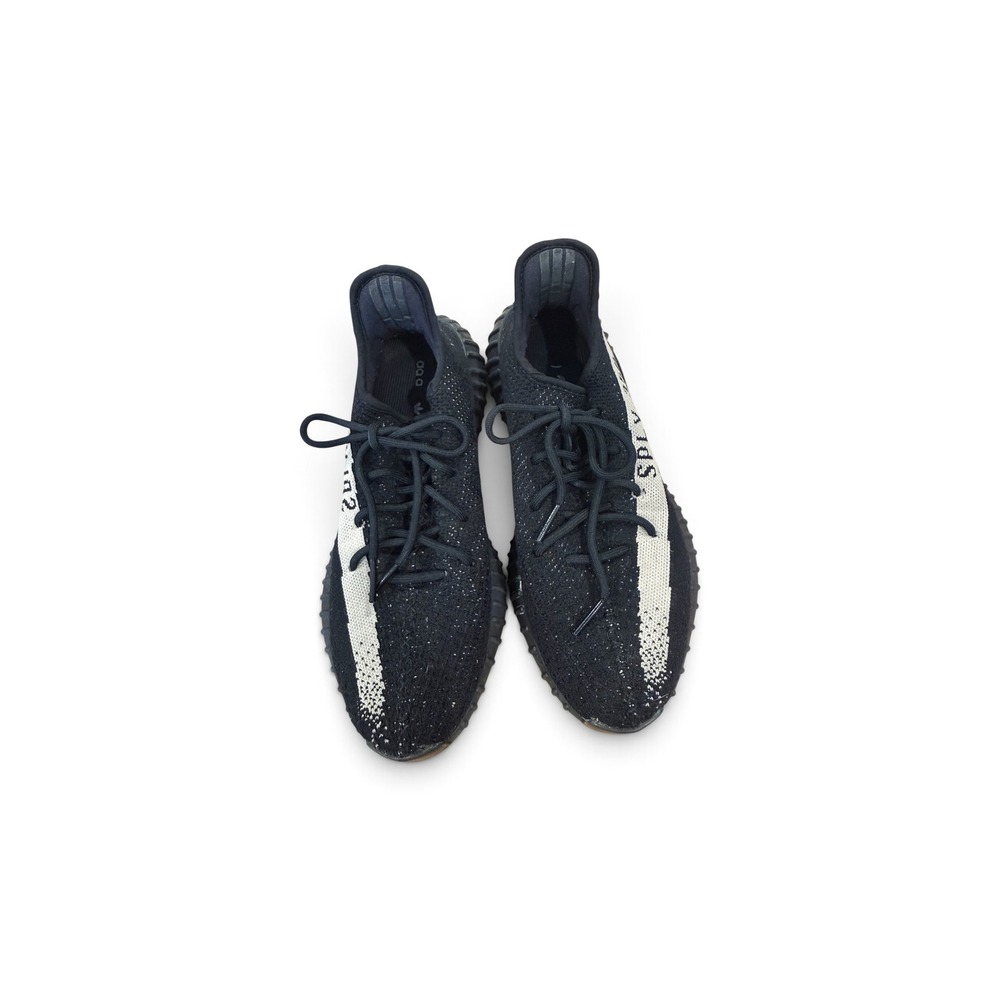 Adidas Yeezy Boost 350 V2 Oreo Core Black White Mens 10.5 Sneaker Pre-Owned